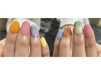 ネルネルネイル(nel nel nail)/カラフルワンカラー