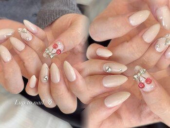 リップトゥネイル(Lup to Nail)/ぷっくりさくらんぼデザイン
