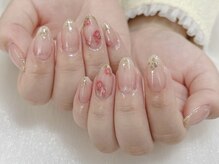 スペラ 大宮店(Spera)/春の定番人気の小花柄韓国ネイル