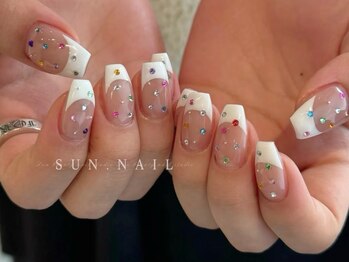 サン ネイル(SUN nail)/フレンチxストーン