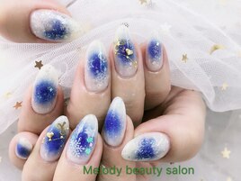 雪の結晶ネイル