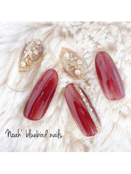 ノアブルーバードネイルズ(Noah' bluebird .nails)/大人エレガントニュアンス