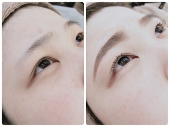 ラズベリー ベレー(Raspberry Beret)/眉毛スタイリング例