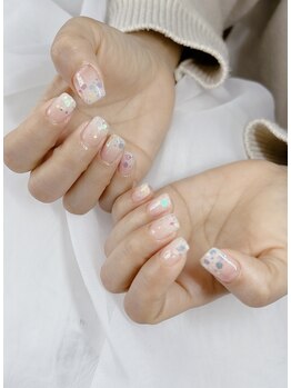 ティナ ネイルスタジオ(Tina Nail Studio)/カラーラメグラデーション