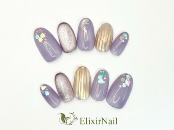 エリクサーネイル 神田(Elixir Nail)/シンプル / クーポン使用