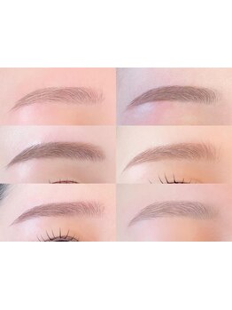 アイブロウメニューがあるサロン