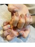 【アート・パーツ付け放題】持ち込み◎ワンカラー+4本アート◇￥7,000