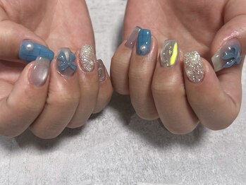 ひまりネイル(ひまりnail)/オーロラニュアンスネイル