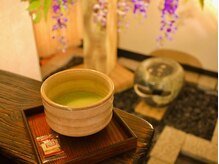 サンリラクゼーション 本厚木店/お抹茶を飲みながらアドバイス。