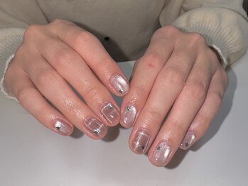 ネスネイル 池袋(Nes.nail)/マグネットチェックネイル