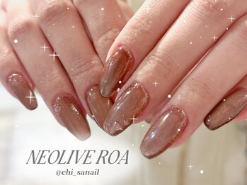 ネオリーブロア 鶴川店(NEOLIVE ROA)/マグネットネイル¥6000
