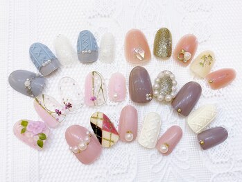 ネイルコレクション ピンク(Nail Collection Pink)/ジェル定額7990.8990★冬ニット
