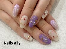 ネイルズアリー 立川店(Nails ally)/ドライフラワー×ワイヤーART