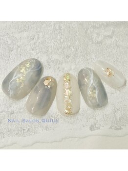 ネイルサロン クイル(QUILL)/1月大理石