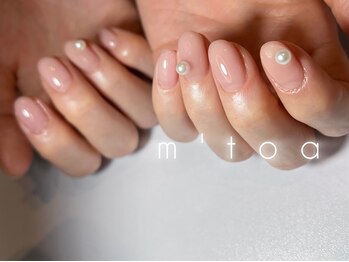 ムートア(m'toa)の写真/【1席のみの完全プライベートサロン】お爪の健康を考えたこだわりのケア&技術で、うっとり綺麗な指先に♪