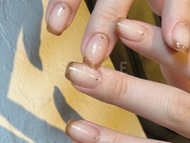 べっ甲フレンチネイル(冨高)