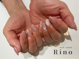 カラーマグネット×ピンクネイル