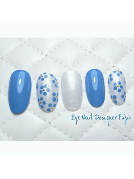 アイネイルデザイナーフジイ(Fujii)/ネモフィラネイル