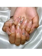 エーアート(A-ART.)/ミラーフレンチネイル