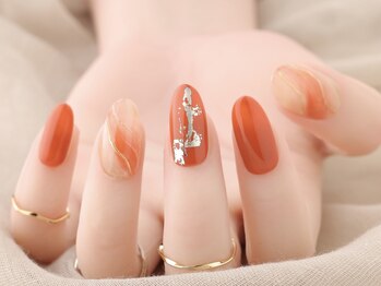 エムスラッシュ センター南(M.SLASH)/秋のニュアンスネイル