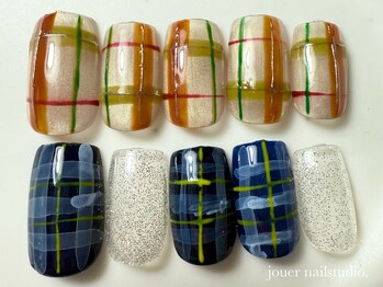 ジュエ ネイルスタジオ(jouer nailstudio.)/check nail