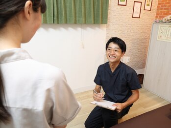 ファシア 港南台整体院/1 問診表の記入、カウンセリング