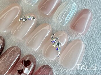 トゥルーネイル アンド アイ 久留米店(TRU NAIL & EYE)の写真/付替オフが毎回無料で2回目以降も通いやすさ抜群!オフ込/1時間で施術完了/韓国ハンド定額¥5500~も♪