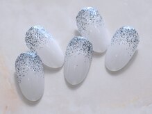 ルシェルアイ/ホワイト☆雪きらきら☆ブルー