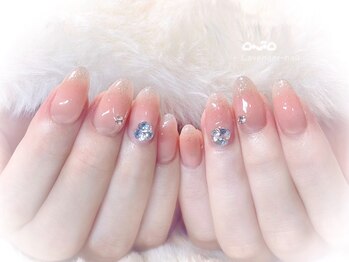 ラベンダーネイル(Lavender nail)の写真/上品×シンプルなデザインで”大人カワイイ”指先に♪オフィスネイルにも！≪持ち込みデザイン6980～≫