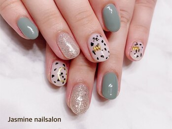 ジャスミンネイルサロン(Jasmine)/ダルメシアンネイル