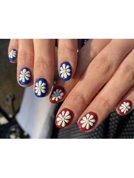 手描きアートが得意なサロン