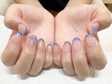 ライトウェーブ 長野駅前店/フレンチネイル×リボン♪