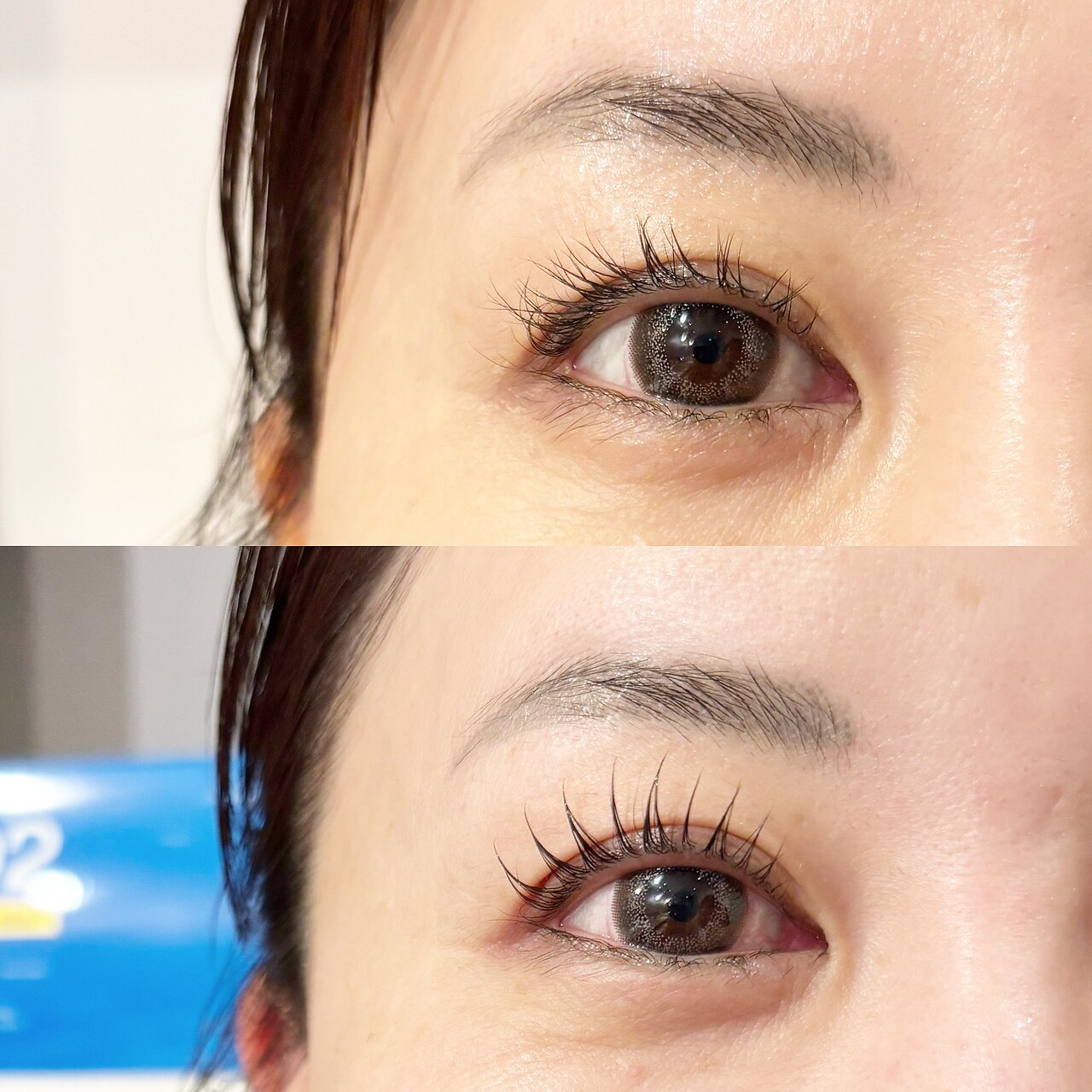 マイラミネーション＋blackエッセンス♪（まつ毛パーマ+ティント）￥9950