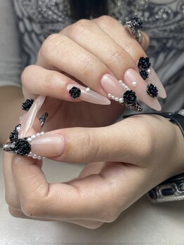 マイドリームス(My dreams)の写真/高い技術力のネイリスト在籍♪形がきれいだったらワンカラーでも素敵に★どの角度から見ても美しい仕上げ!