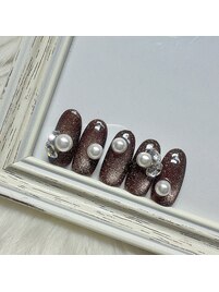 渋谷限定ビジューネイル