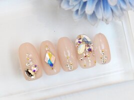 ワンカラー☆ストーン盛り