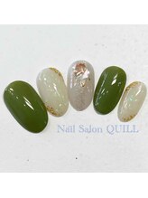 ネイルサロン クイル(QUILL)/５月グリーンカラー（３）