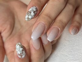 【ワンポイントネイル】