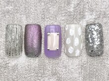 テンプテーション ネイル スタジオ(Temptation nail studio)/定額／カジュアルパープル