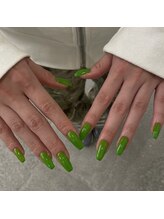 キーバイマグモモ(KYE by Mag momo)/ちゅるんネイル/ロングネイル