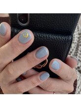 ハロネイル(Halo Nail)/ワンカラー+パーツ1個