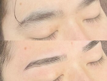 シーンスタジオ 塚口店(SSIN STUDIO)の写真/【阪急塚口駅徒歩2分】メンズの新常識◎何度通っても同価格！眉毛WAX￥4500◇お手軽に清潔感をゲット☆