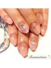 ビューネーションパティオ(Beaunation patio)/【パステルNail】マーブル☆