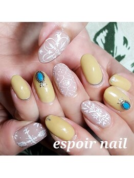 ネイルアンドアイラッシュサロン エスポアール(nail&eyelash salon espoir)/タイルネイル 90分コース