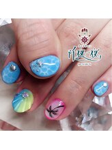 ネイルサロン 阡夜一夜/リゾートネイル 海ネイル