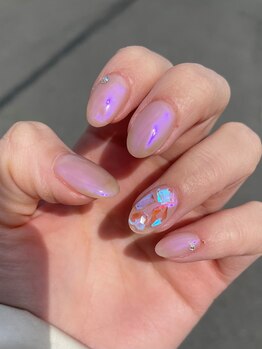 ちゅるん×パープルビーム