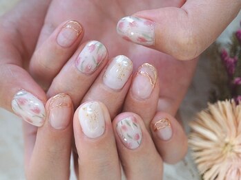 わたしのネイルとよもぎ蒸し/ゆめかわも。