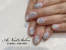 エーネイルサロン プラーカ本店(A-Nail Salon)/ホワイトニュアンス