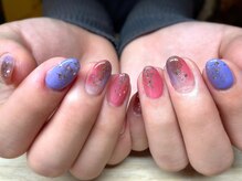 アミュリー ネイル アトリエ(Amury nail atelier)/ニュアンス くすみカラー 大人