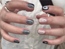 アンネ 東心斎橋店(ANNE)/【パラジェル】モノトーンネイル